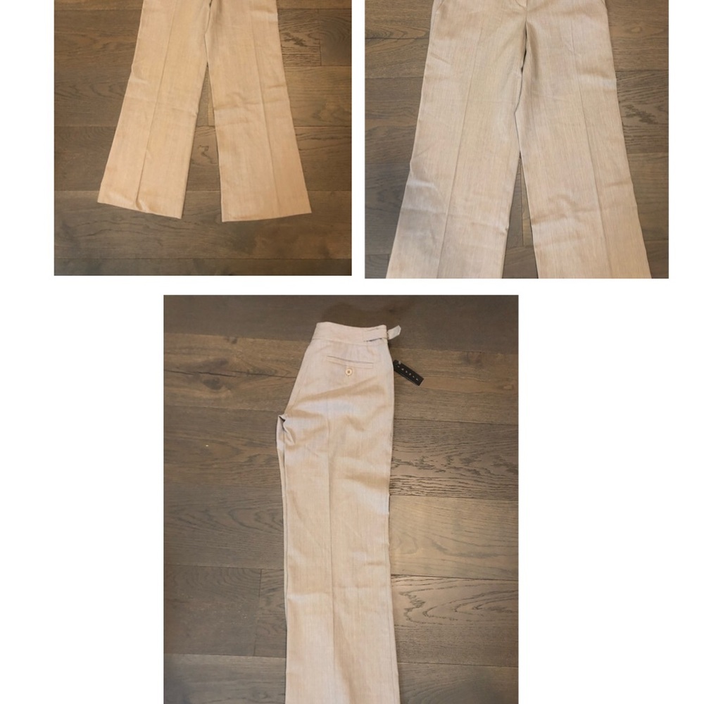 Theory camel color wool pants sz 0 NWT